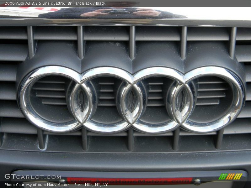 Brilliant Black / Black 2006 Audi A3 3.2 S Line quattro