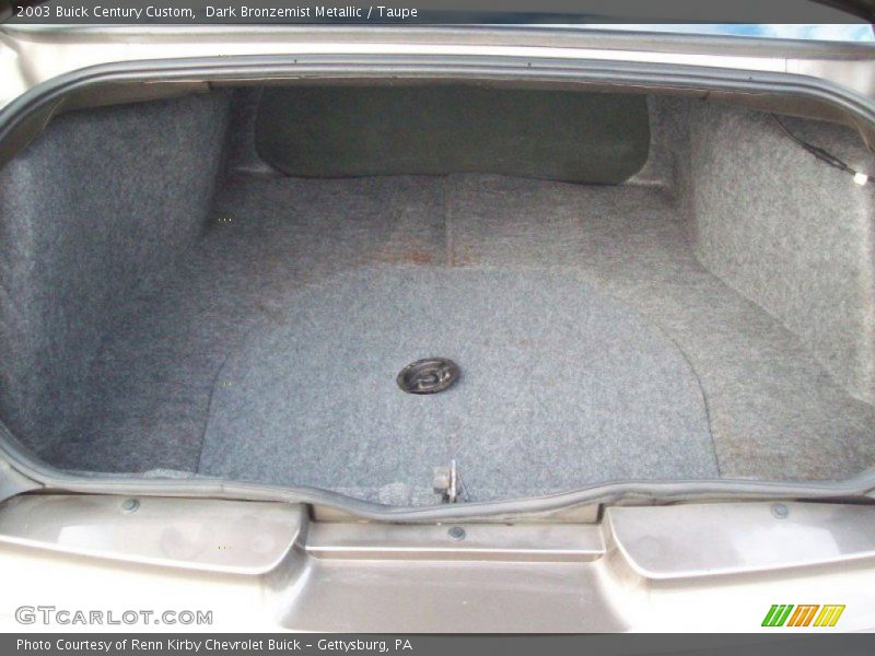 Dark Bronzemist Metallic / Taupe 2003 Buick Century Custom