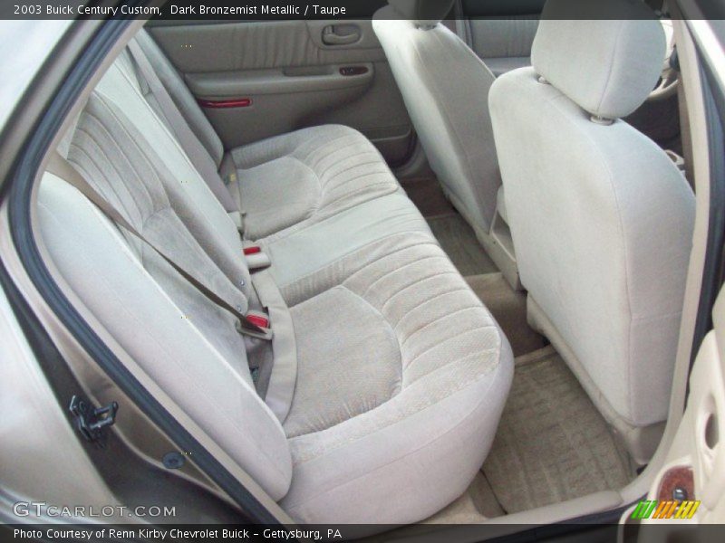 Dark Bronzemist Metallic / Taupe 2003 Buick Century Custom
