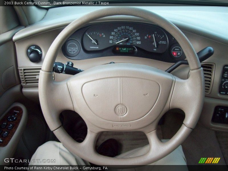 Dark Bronzemist Metallic / Taupe 2003 Buick Century Custom