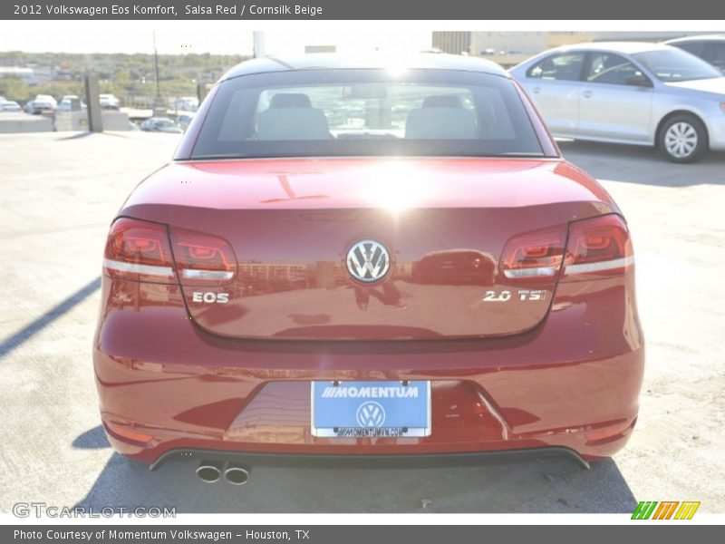 Salsa Red / Cornsilk Beige 2012 Volkswagen Eos Komfort
