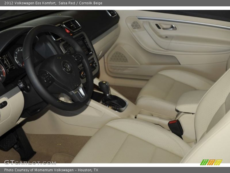 Salsa Red / Cornsilk Beige 2012 Volkswagen Eos Komfort