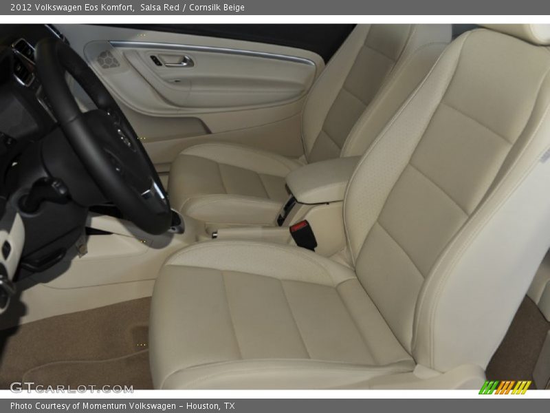 Salsa Red / Cornsilk Beige 2012 Volkswagen Eos Komfort