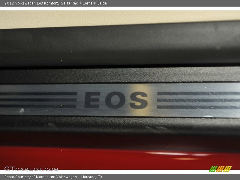 Salsa Red / Cornsilk Beige 2012 Volkswagen Eos Komfort