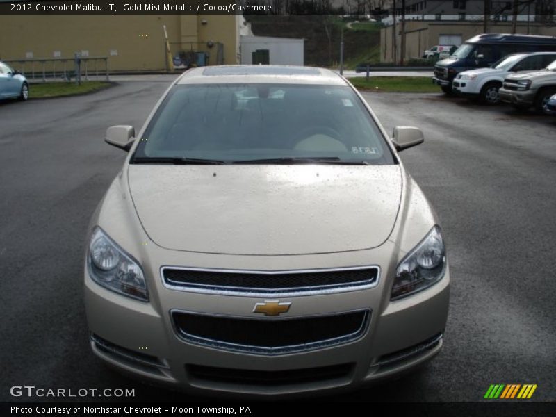Gold Mist Metallic / Cocoa/Cashmere 2012 Chevrolet Malibu LT