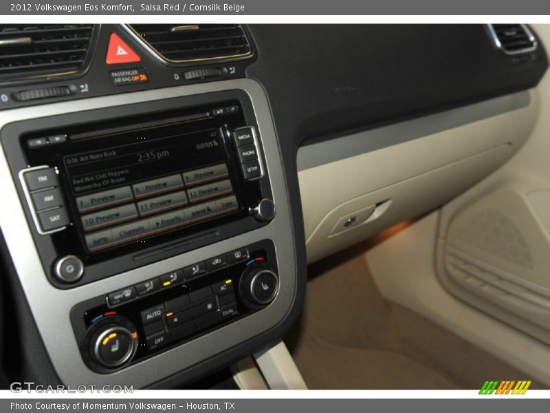 Salsa Red / Cornsilk Beige 2012 Volkswagen Eos Komfort