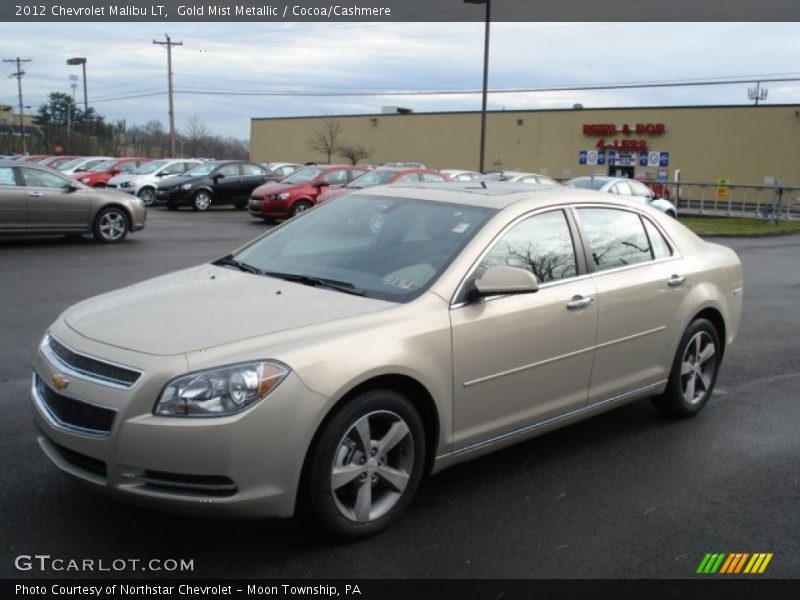 Gold Mist Metallic / Cocoa/Cashmere 2012 Chevrolet Malibu LT