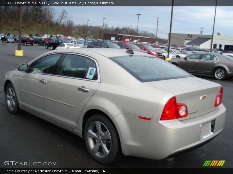 Gold Mist Metallic / Cocoa/Cashmere 2012 Chevrolet Malibu LT