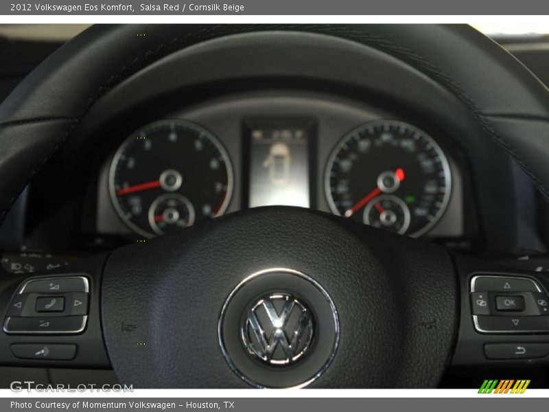 Salsa Red / Cornsilk Beige 2012 Volkswagen Eos Komfort