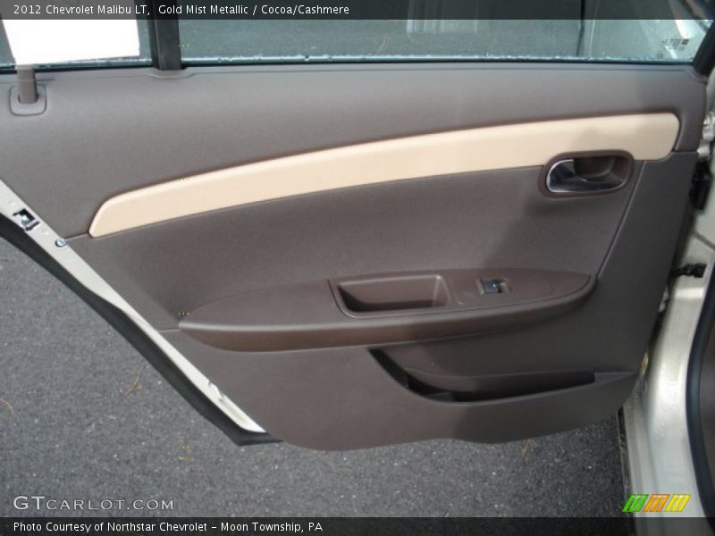 Gold Mist Metallic / Cocoa/Cashmere 2012 Chevrolet Malibu LT
