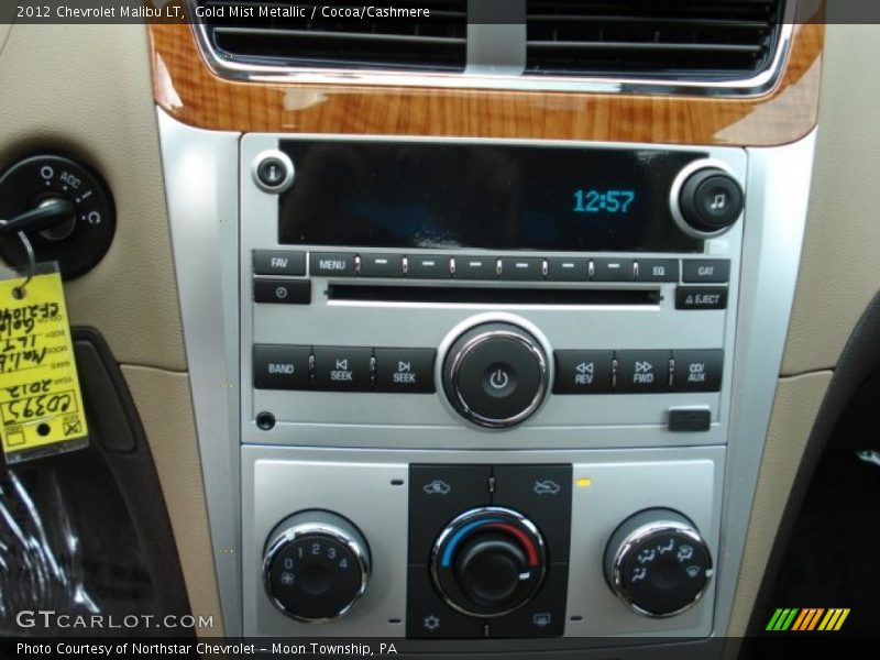 Gold Mist Metallic / Cocoa/Cashmere 2012 Chevrolet Malibu LT
