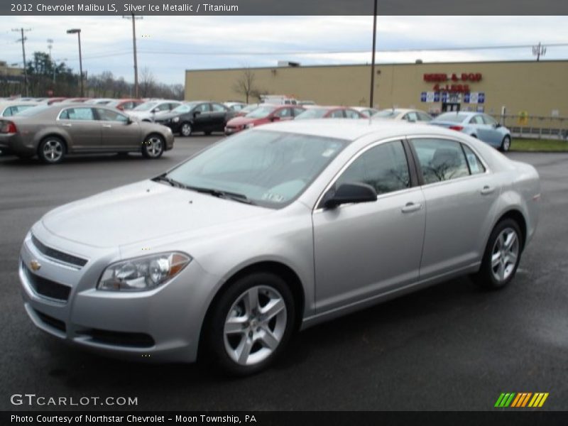 Silver Ice Metallic / Titanium 2012 Chevrolet Malibu LS