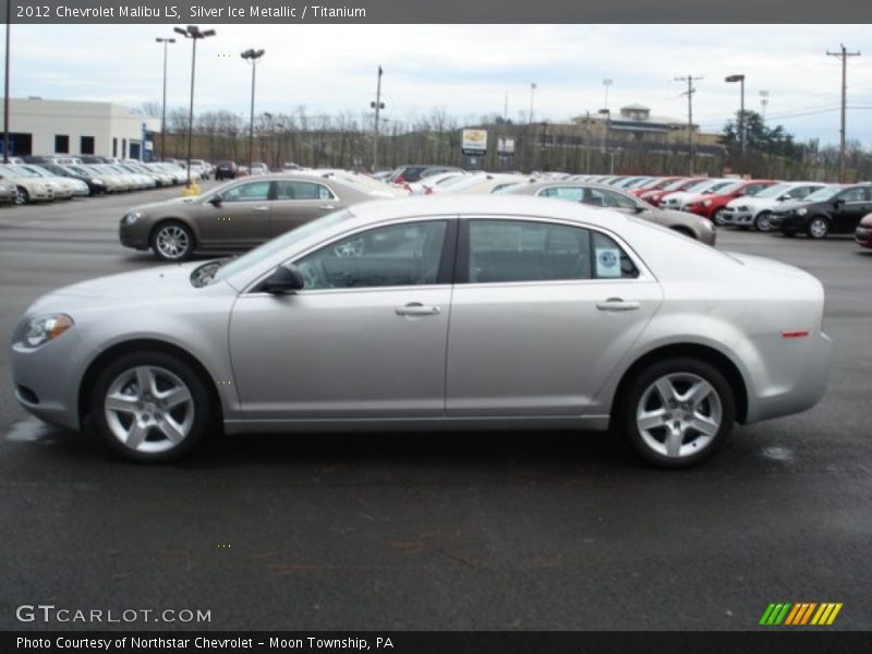 Silver Ice Metallic / Titanium 2012 Chevrolet Malibu LS