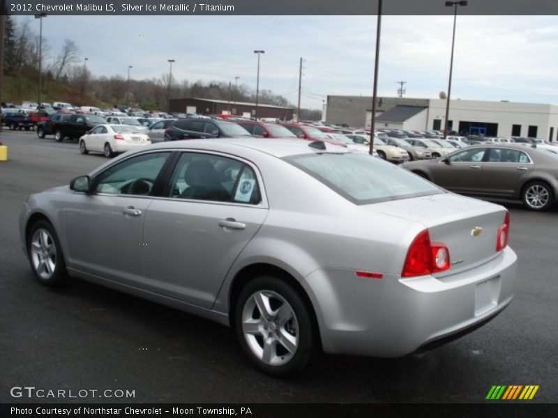 Silver Ice Metallic / Titanium 2012 Chevrolet Malibu LS