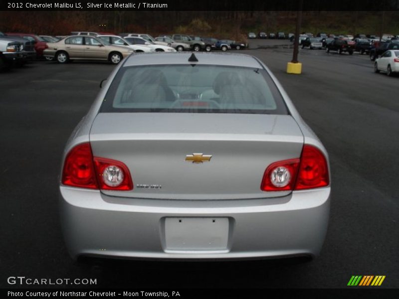 Silver Ice Metallic / Titanium 2012 Chevrolet Malibu LS