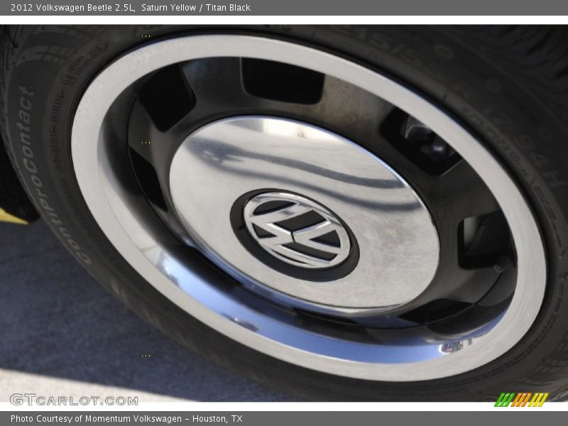 Saturn Yellow / Titan Black 2012 Volkswagen Beetle 2.5L