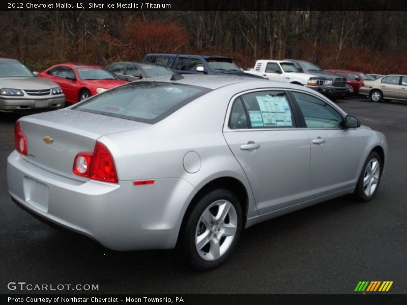 Silver Ice Metallic / Titanium 2012 Chevrolet Malibu LS