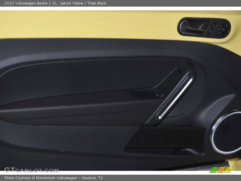 Saturn Yellow / Titan Black 2012 Volkswagen Beetle 2.5L
