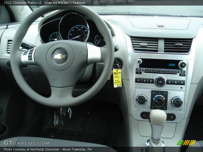 Silver Ice Metallic / Titanium 2012 Chevrolet Malibu LS