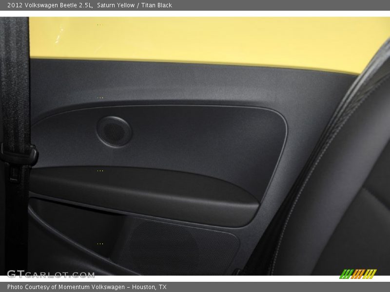 Saturn Yellow / Titan Black 2012 Volkswagen Beetle 2.5L