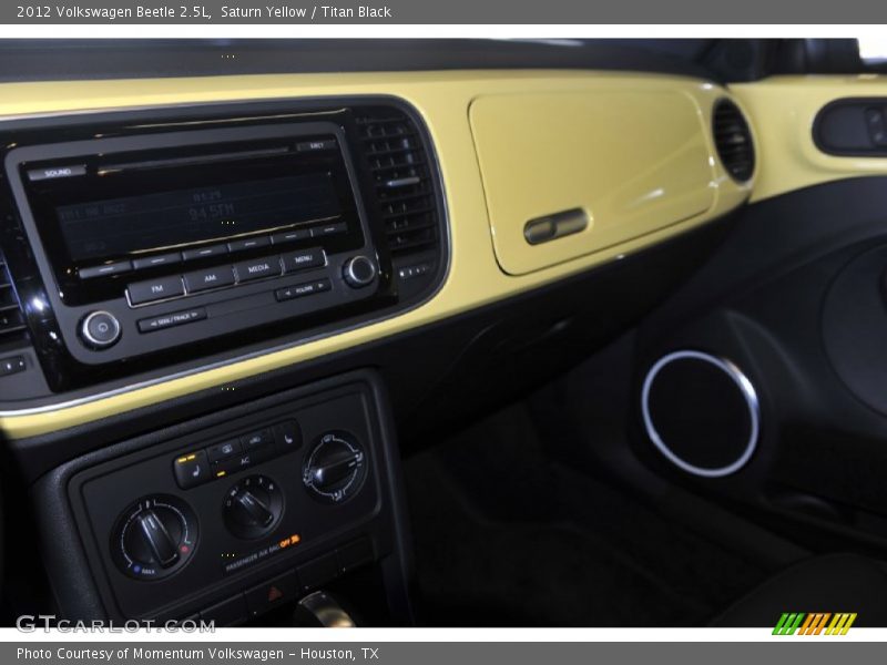 Saturn Yellow / Titan Black 2012 Volkswagen Beetle 2.5L