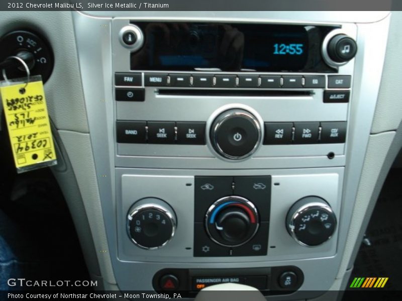Silver Ice Metallic / Titanium 2012 Chevrolet Malibu LS