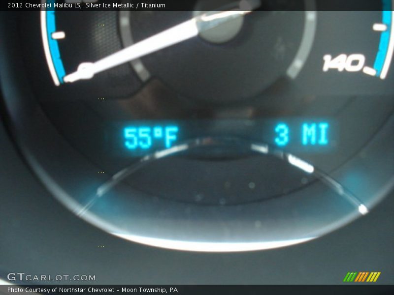 Silver Ice Metallic / Titanium 2012 Chevrolet Malibu LS