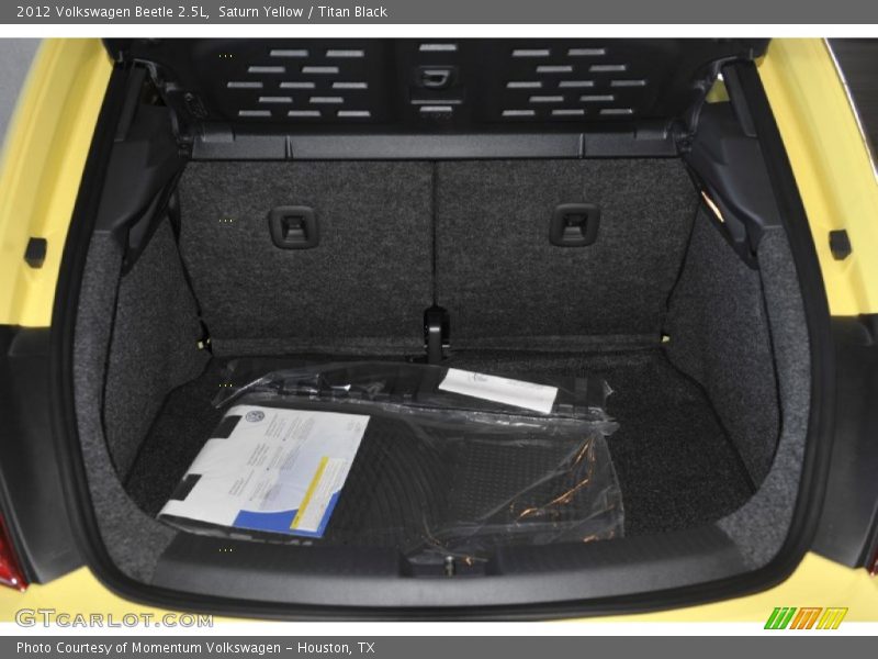 Saturn Yellow / Titan Black 2012 Volkswagen Beetle 2.5L