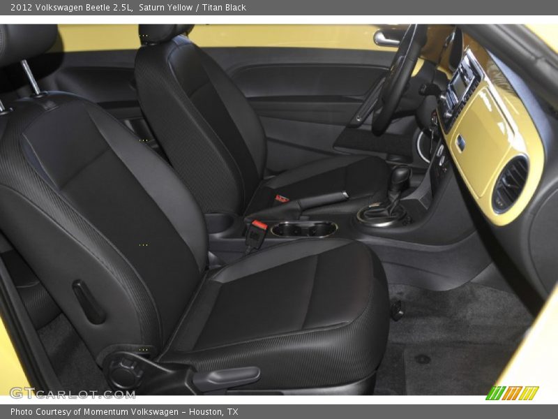 Saturn Yellow / Titan Black 2012 Volkswagen Beetle 2.5L