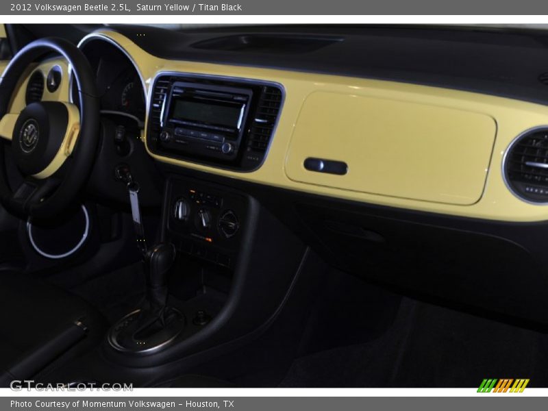 Saturn Yellow / Titan Black 2012 Volkswagen Beetle 2.5L
