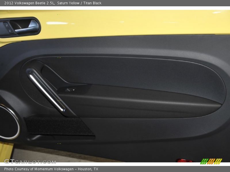 Saturn Yellow / Titan Black 2012 Volkswagen Beetle 2.5L