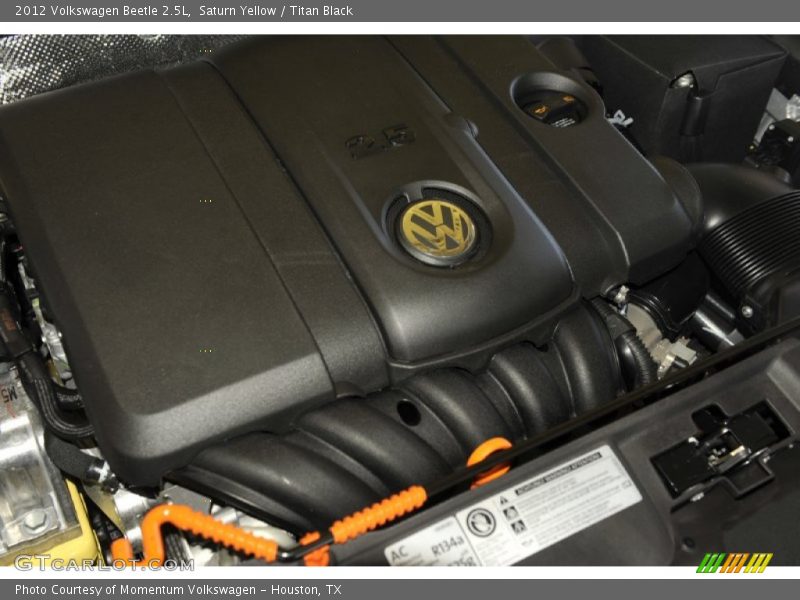 Saturn Yellow / Titan Black 2012 Volkswagen Beetle 2.5L