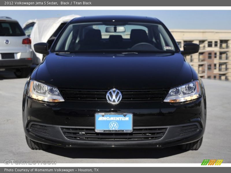 Black / Titan Black 2012 Volkswagen Jetta S Sedan