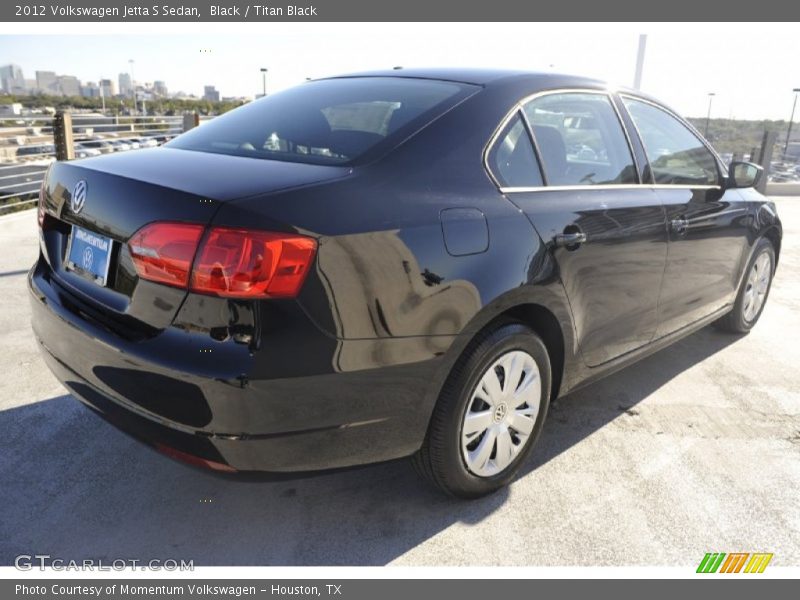 Black / Titan Black 2012 Volkswagen Jetta S Sedan