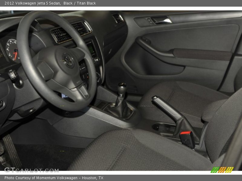 Black / Titan Black 2012 Volkswagen Jetta S Sedan