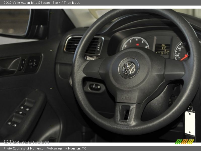 Black / Titan Black 2012 Volkswagen Jetta S Sedan