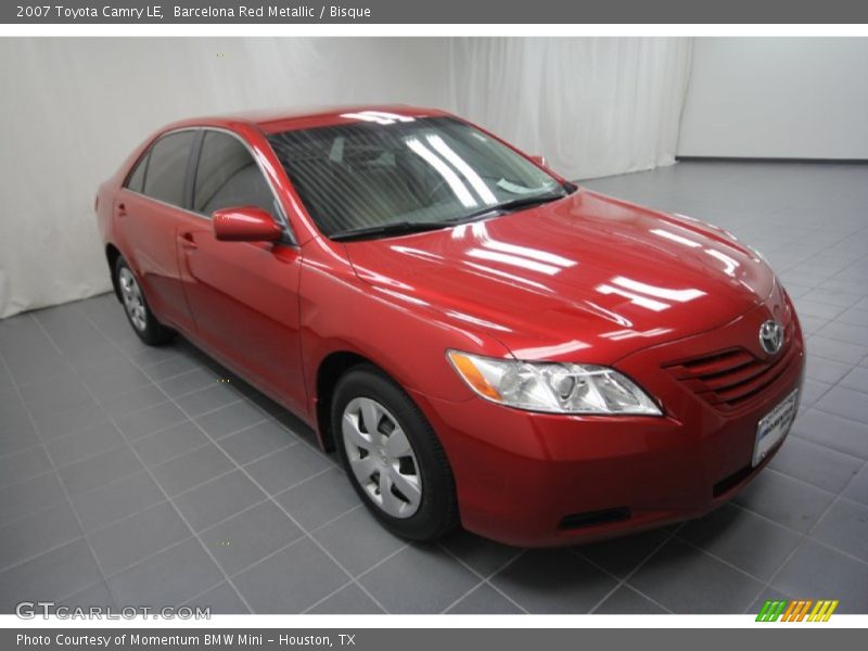 Barcelona Red Metallic / Bisque 2007 Toyota Camry LE