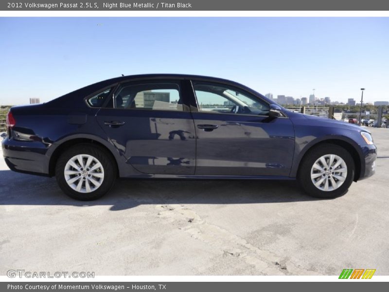 Night Blue Metallic / Titan Black 2012 Volkswagen Passat 2.5L S
