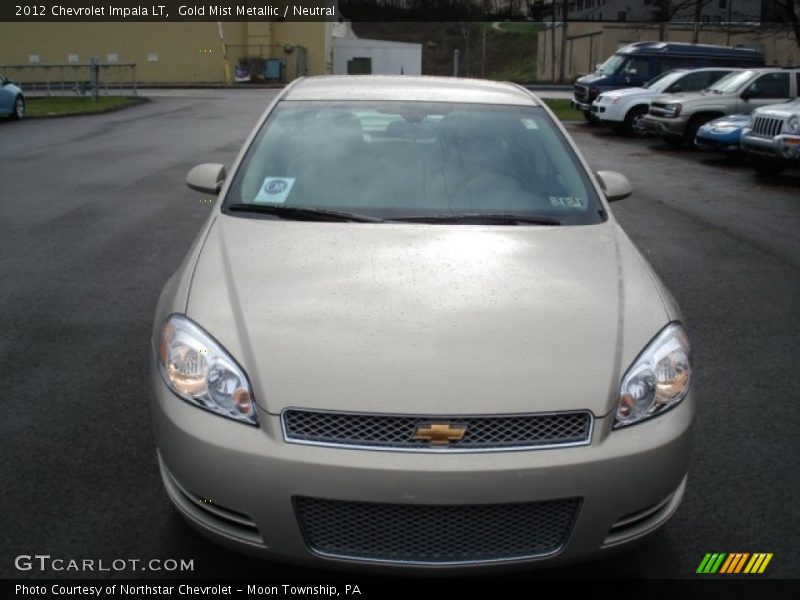 Gold Mist Metallic / Neutral 2012 Chevrolet Impala LT