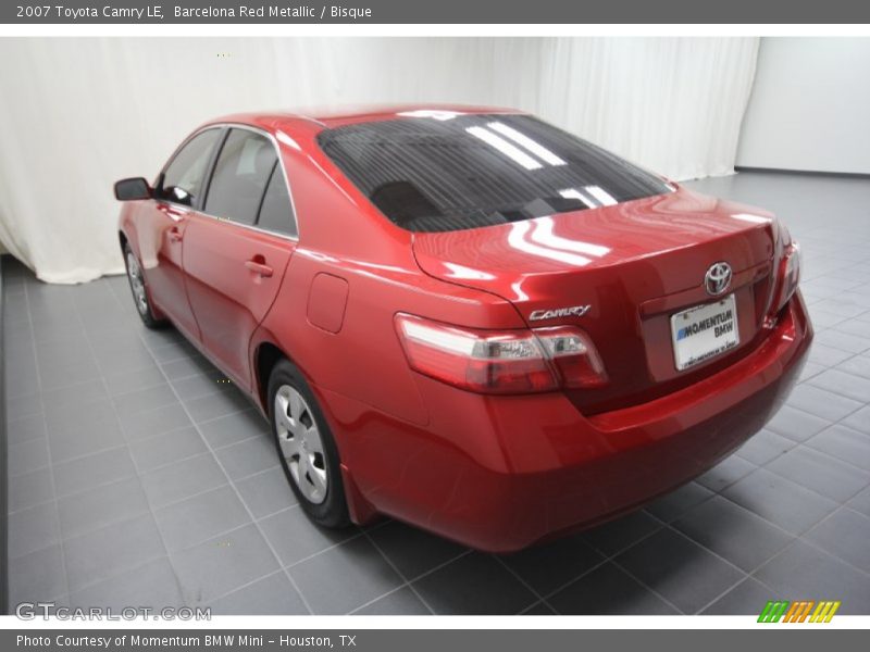 Barcelona Red Metallic / Bisque 2007 Toyota Camry LE