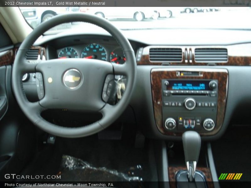 Gold Mist Metallic / Neutral 2012 Chevrolet Impala LT