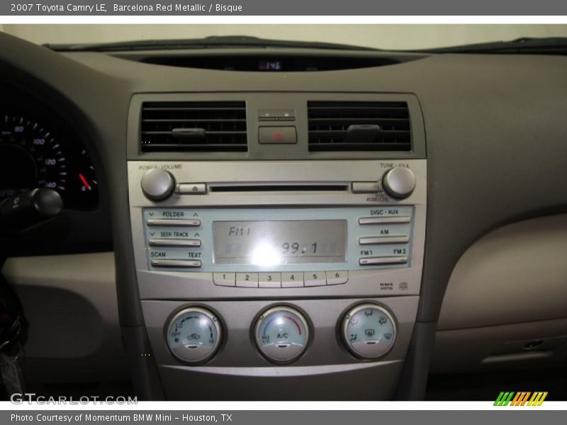 Barcelona Red Metallic / Bisque 2007 Toyota Camry LE