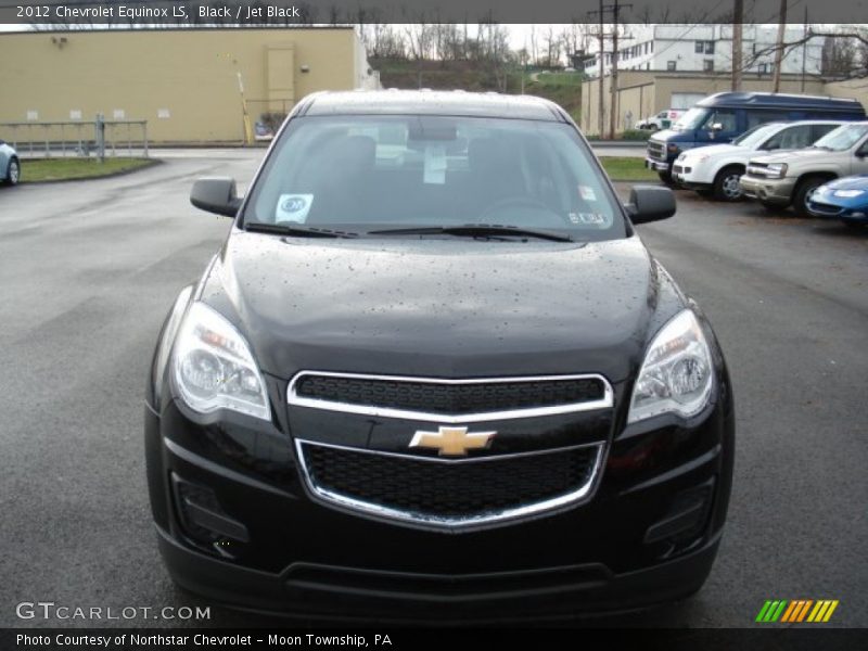 Black / Jet Black 2012 Chevrolet Equinox LS