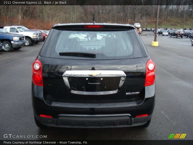 Black / Jet Black 2012 Chevrolet Equinox LS
