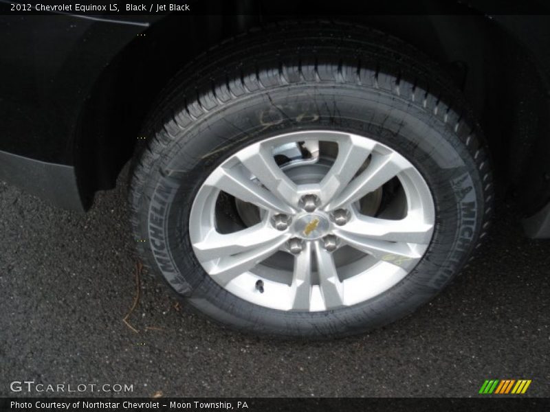 Black / Jet Black 2012 Chevrolet Equinox LS