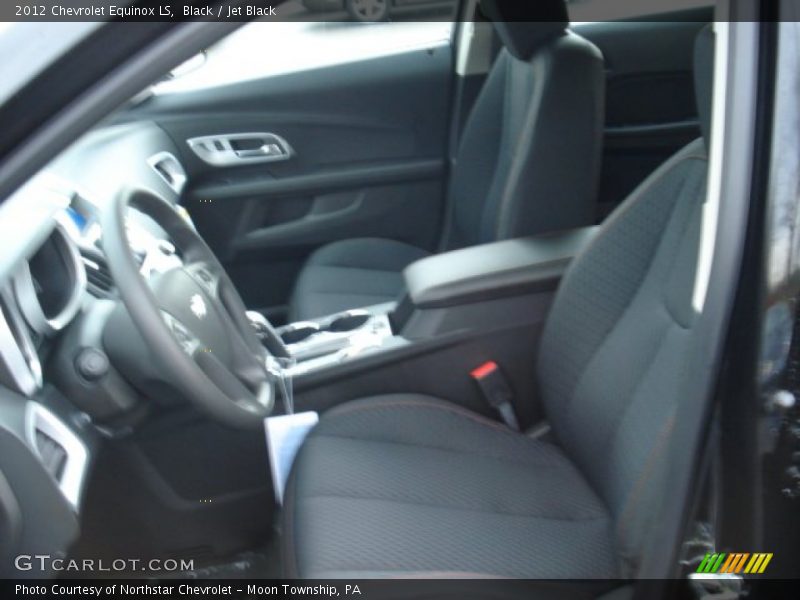 Black / Jet Black 2012 Chevrolet Equinox LS
