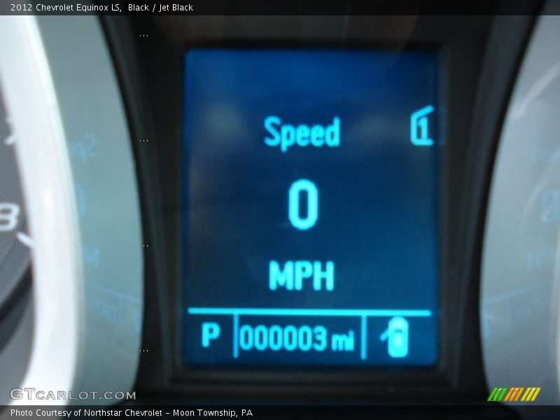 Black / Jet Black 2012 Chevrolet Equinox LS