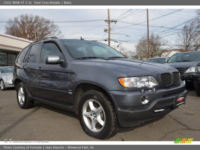 Steel Grey Metallic / Black 2002 BMW X5 3.0i