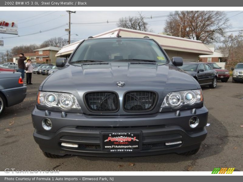 Steel Grey Metallic / Black 2002 BMW X5 3.0i