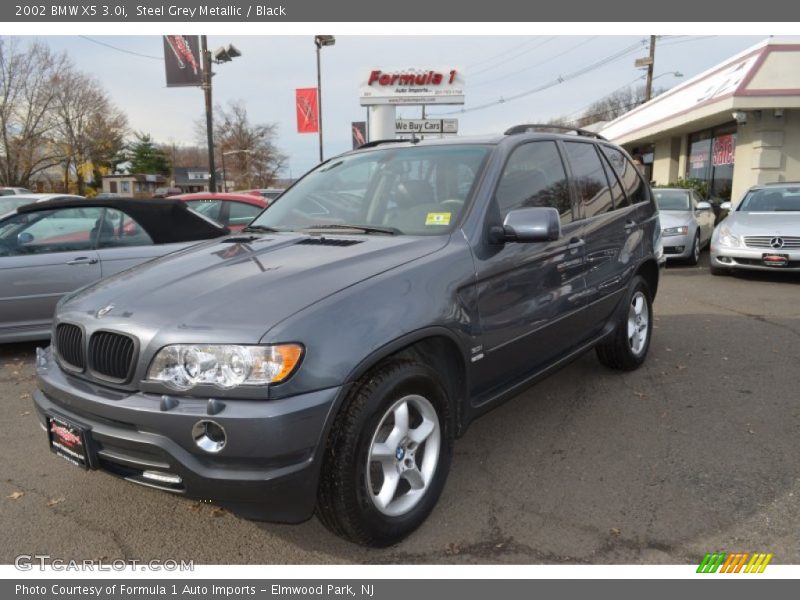 Steel Grey Metallic / Black 2002 BMW X5 3.0i